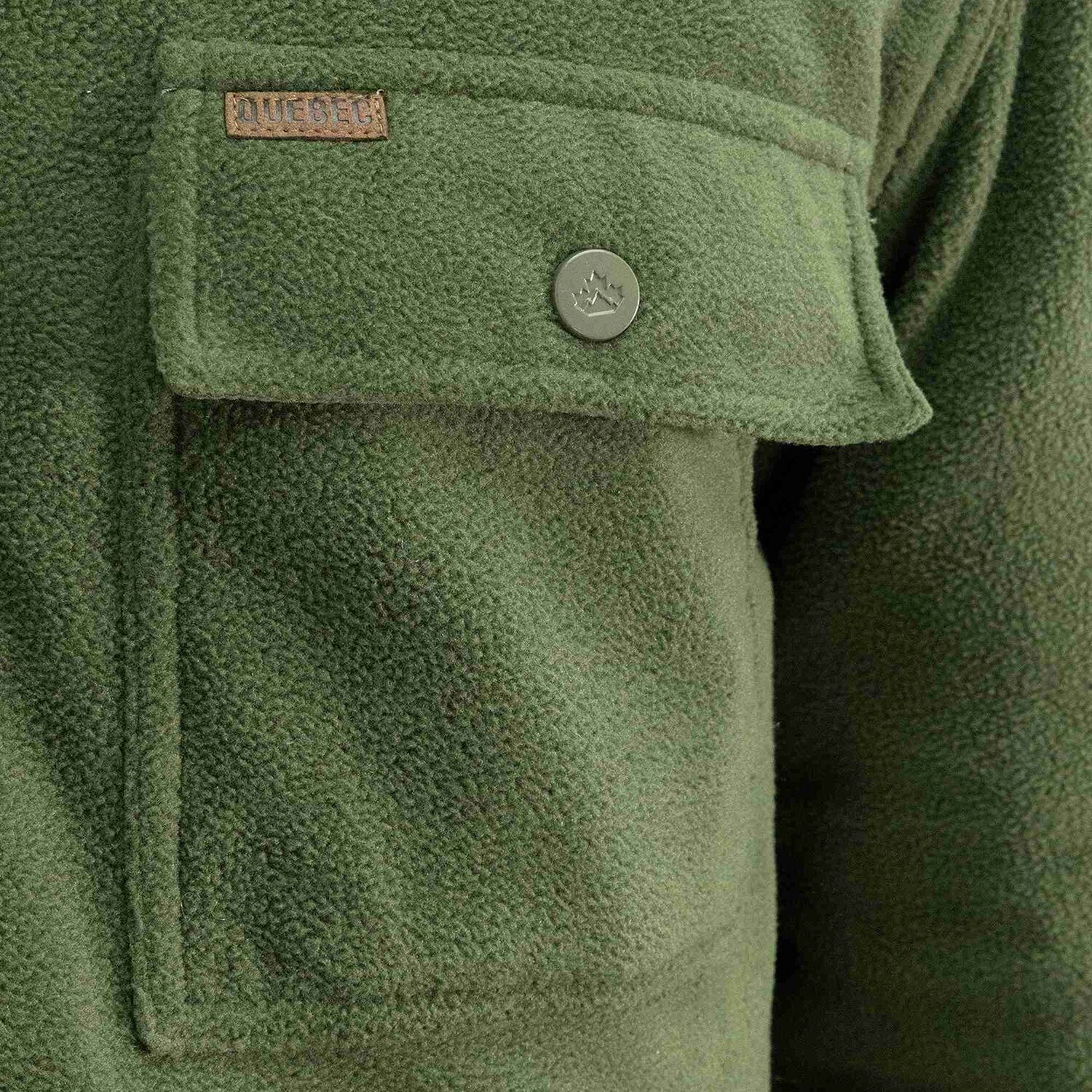 Chaqueta Polar Quebec Grizzly Verde Oliva image number 4.0